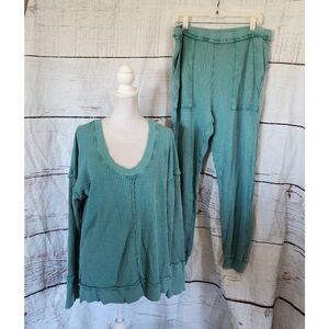 Sundance Thermal Pajama Set Size Large